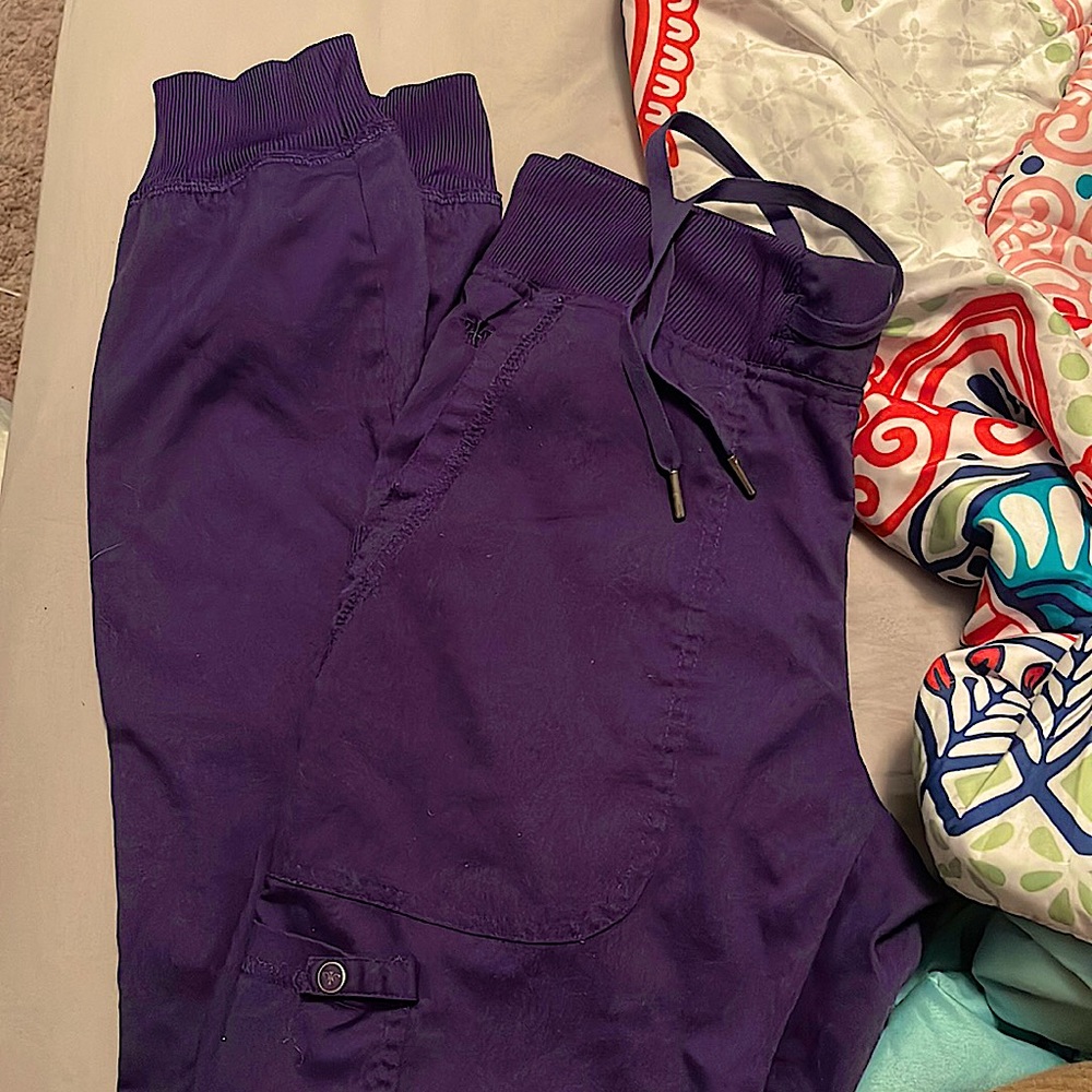 Purple Jogger Scrub bottoms